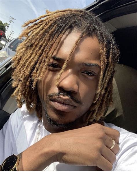 dreads blonde tips|male rappers with blonde dreads.